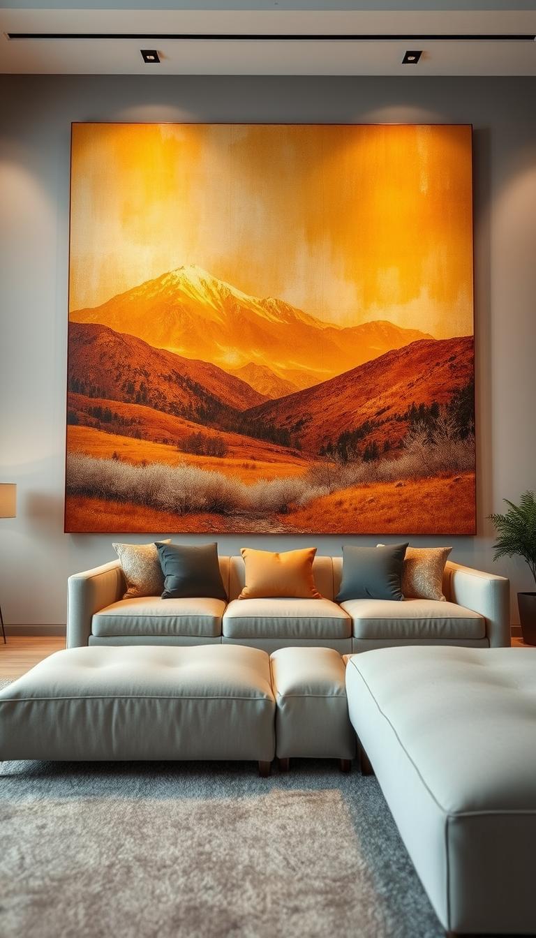 oversized wall art ideas