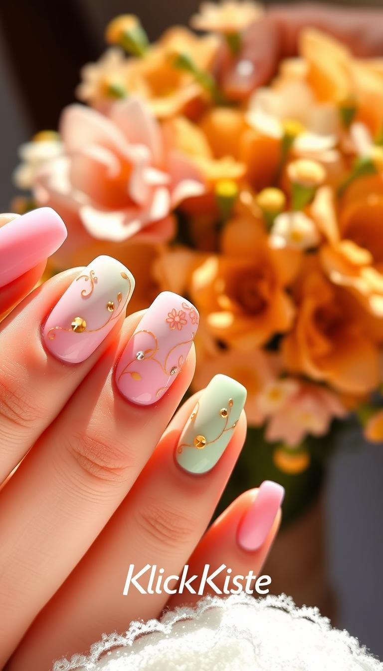 pastel nails frühling