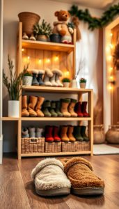slipper storage ideas