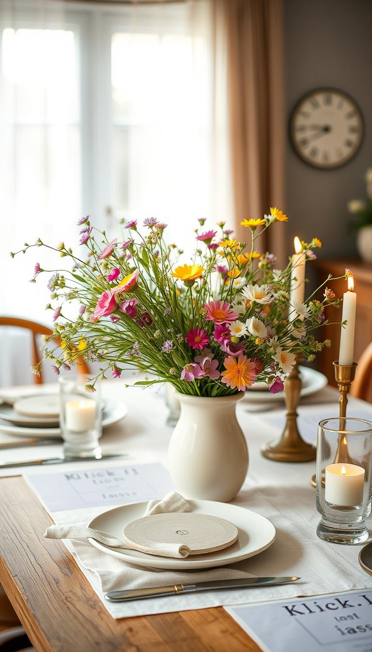 spring table settings