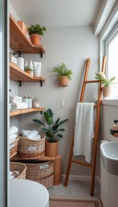 storage hacks small bathroom