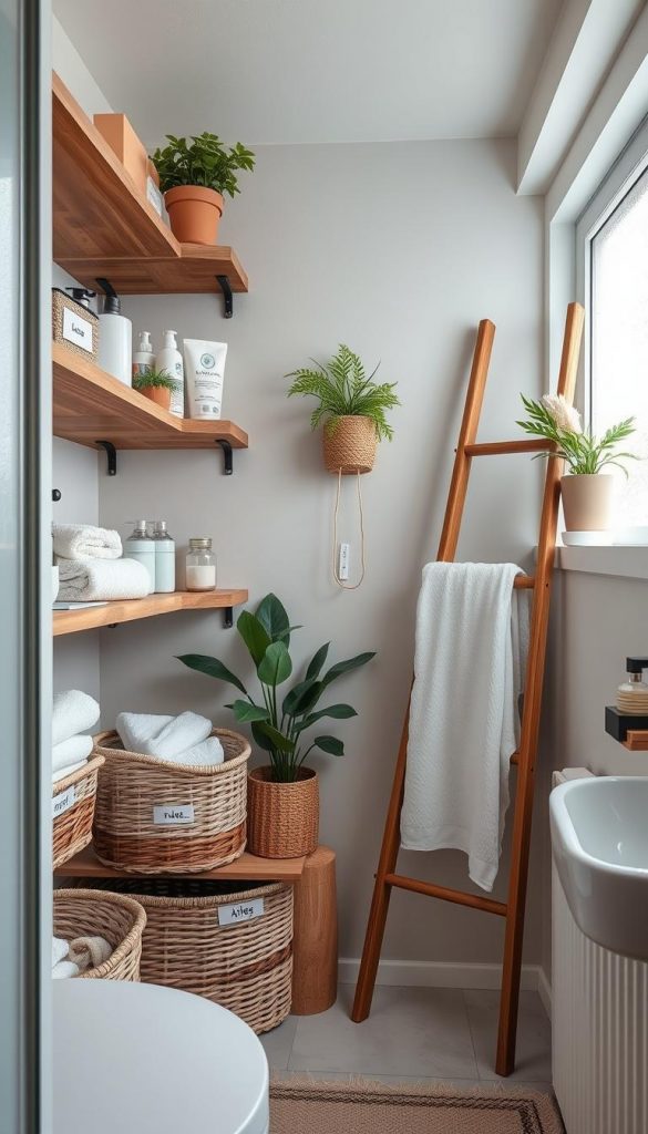 storage hacks small bathroom