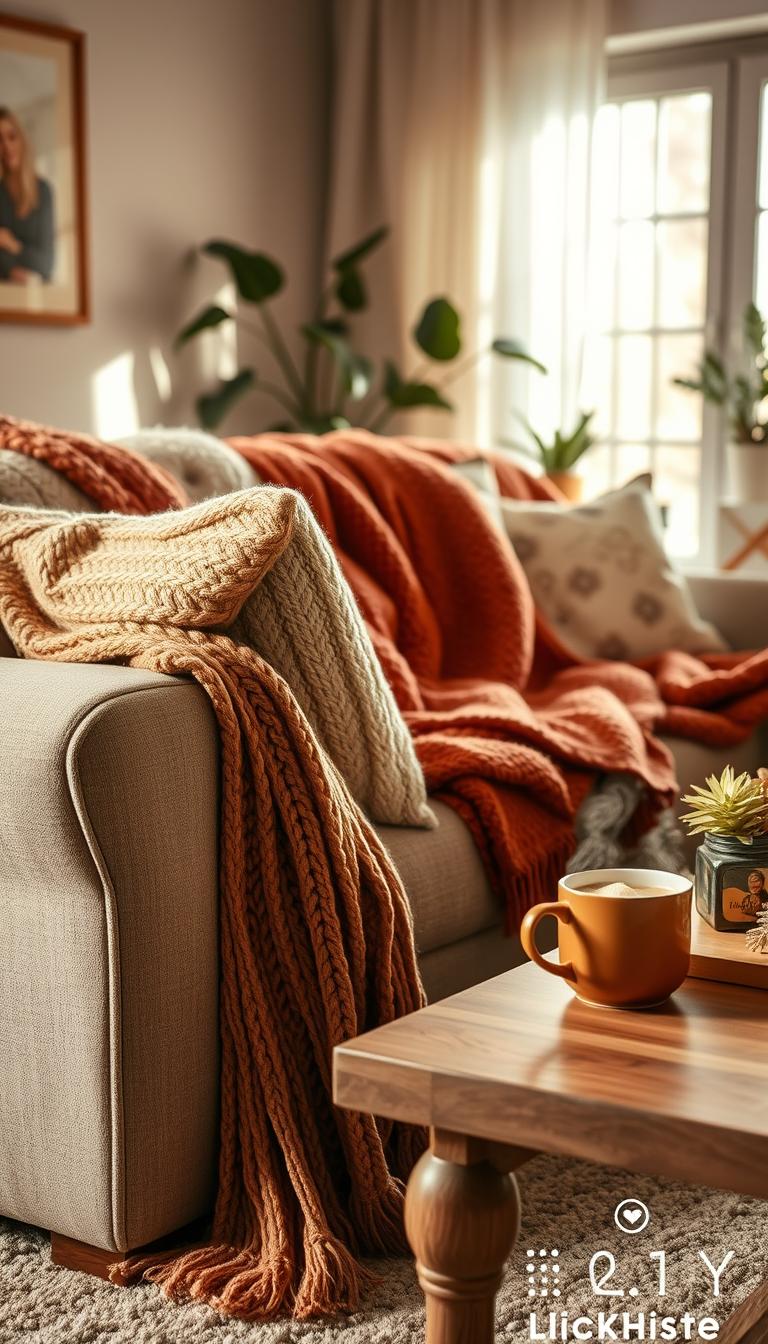 throw blanket styling