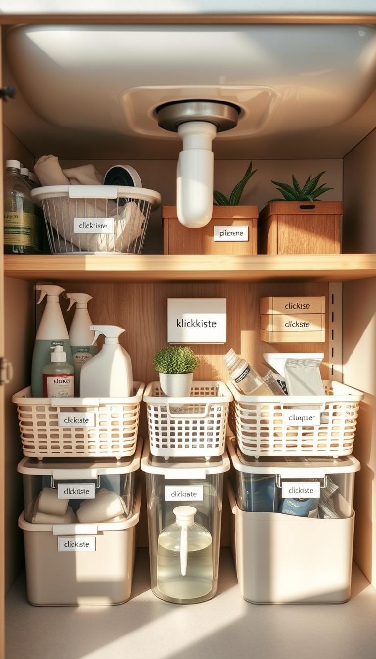 unter dem waschbecken organisation