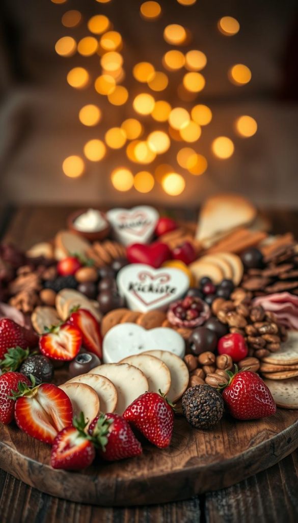 valentinstag charcuterie board ideen