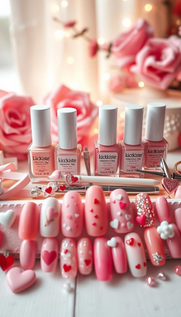 valentinstag nails ideen