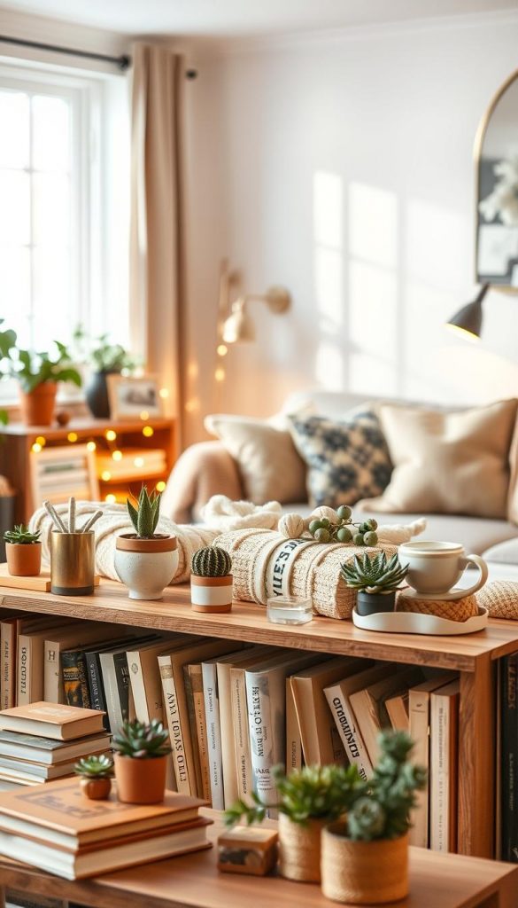 wohnzimmer regal styling