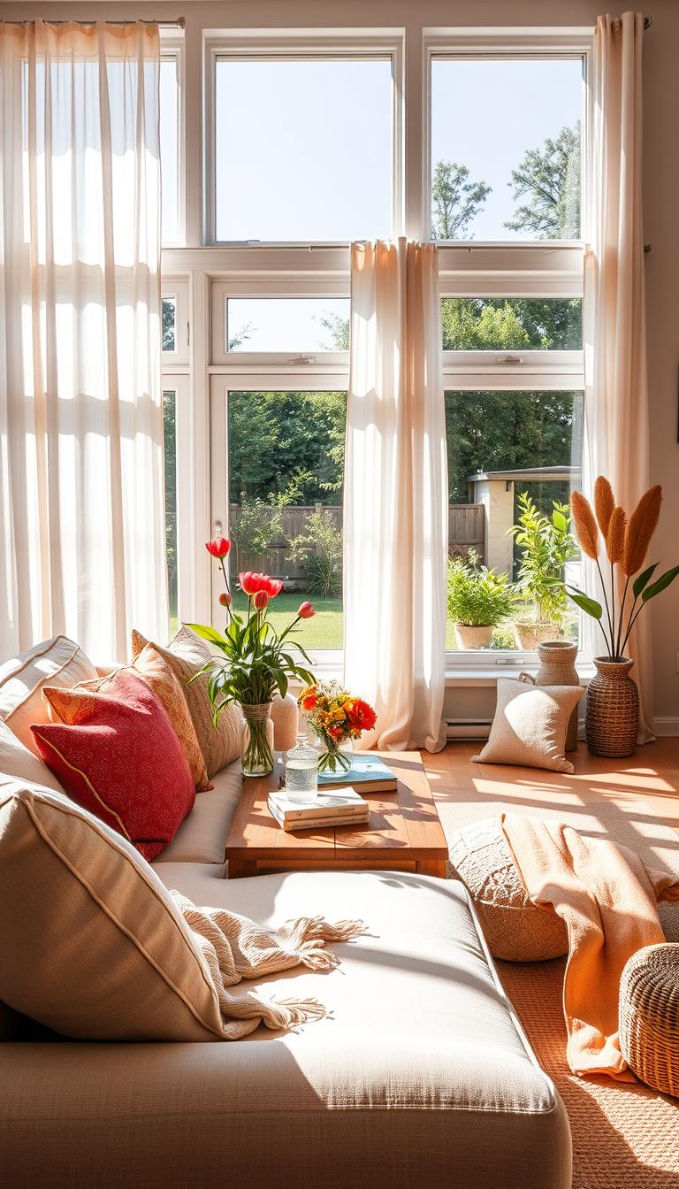 10 Wohnzimmerideen für frische Sommerluft