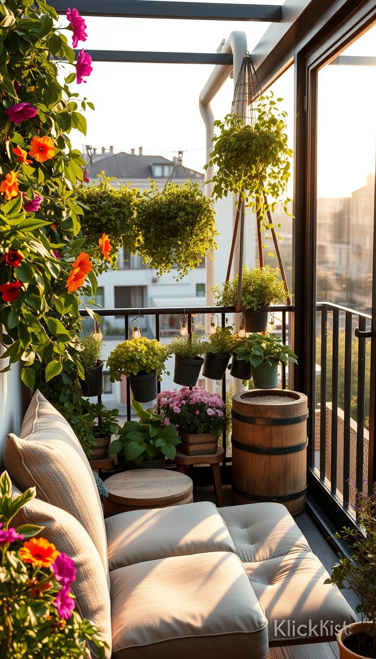12 Balkonideen für kleine Räume