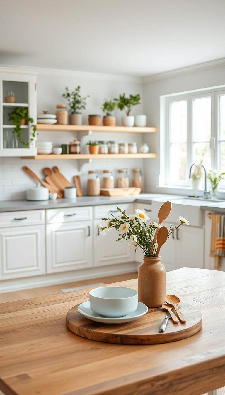 12 elegante Dekoideen für helle Küchen