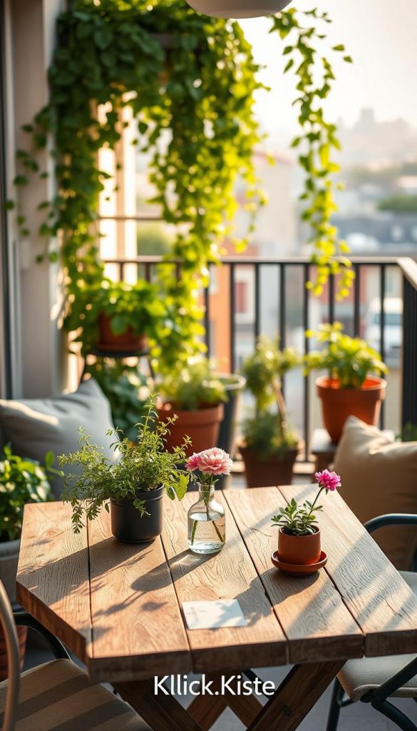 15 Outdoor-Ideen für kleine Balkone