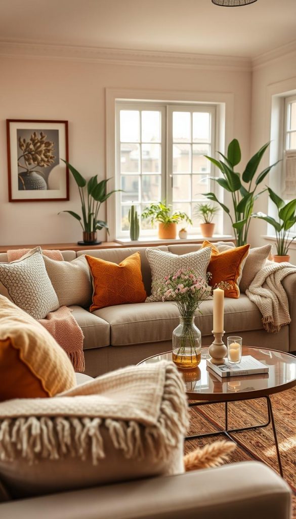 15 Sofastyling-Ideen für moderne Wohnzimmer