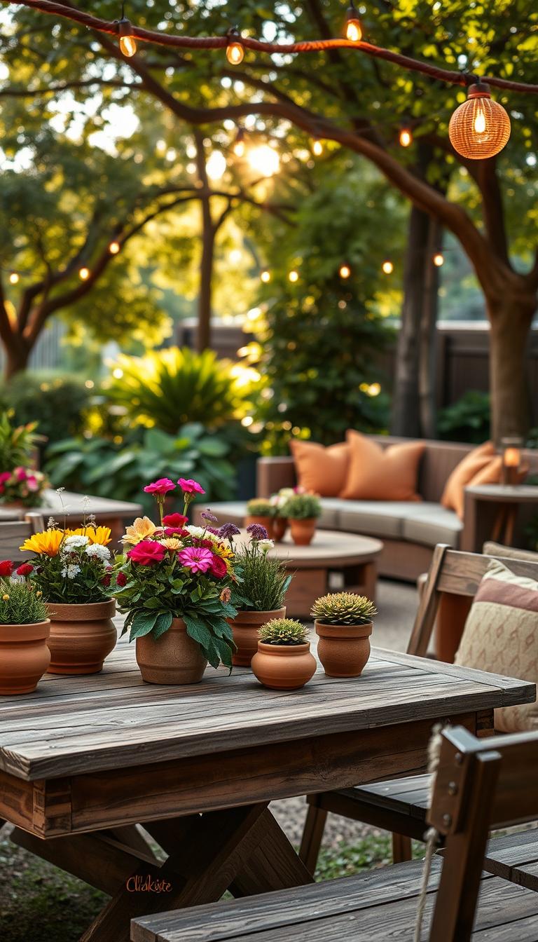 17 Outdoor-Dekoideen für Terrasse & Garten