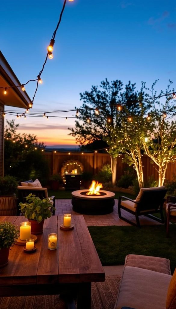 20 Ideen für gemütliche Abendbeleuchtung