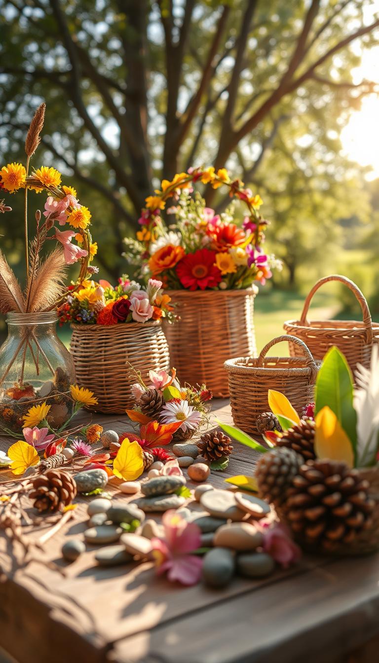 Basteln Naturmaterial