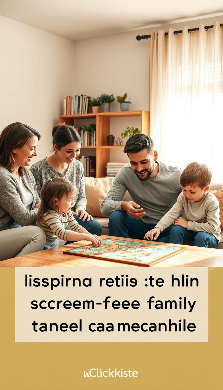 Bildschirmfrei Familie