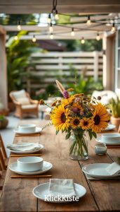 Esszimmer Sommer Deko