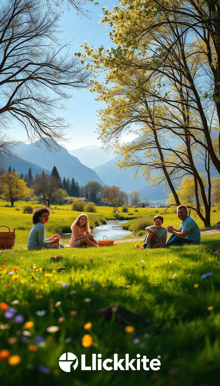 Familienausflug Frühling