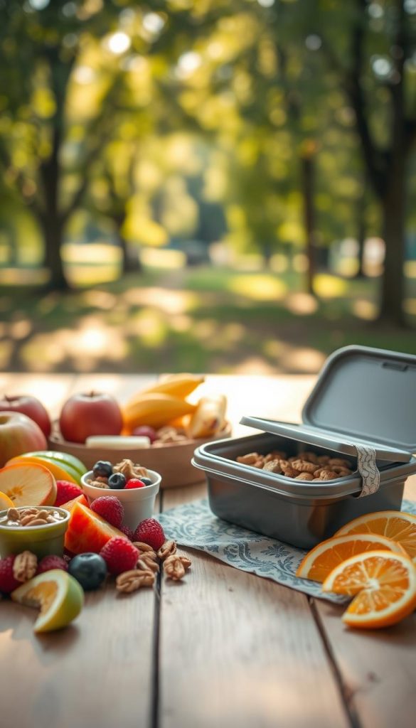 Gesunde Snacks unterwegs