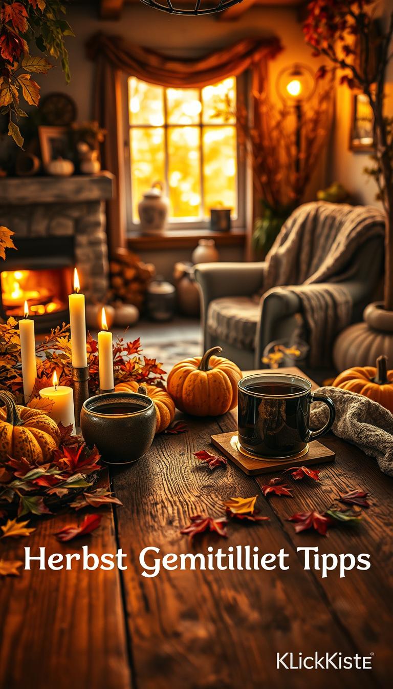 Herbst Gemütlichkeit Tipps