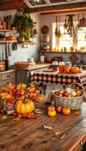 Herbst Küche Deko