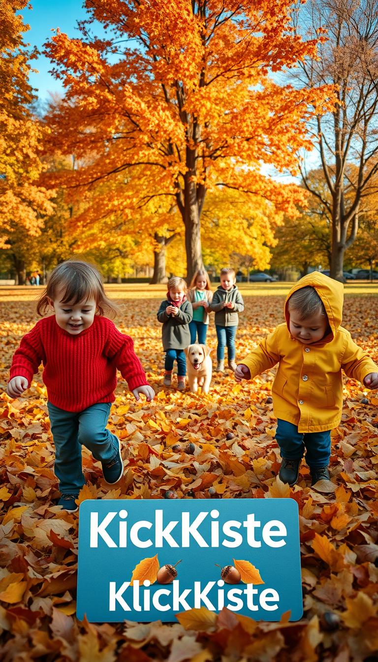 Herbst Spiele Kinder