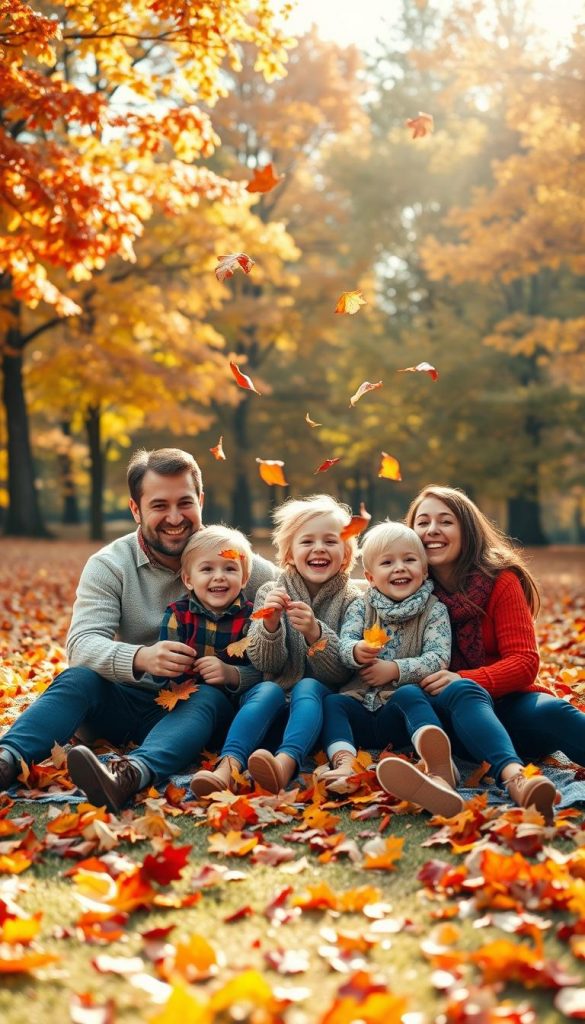 Herbstfotos Familie