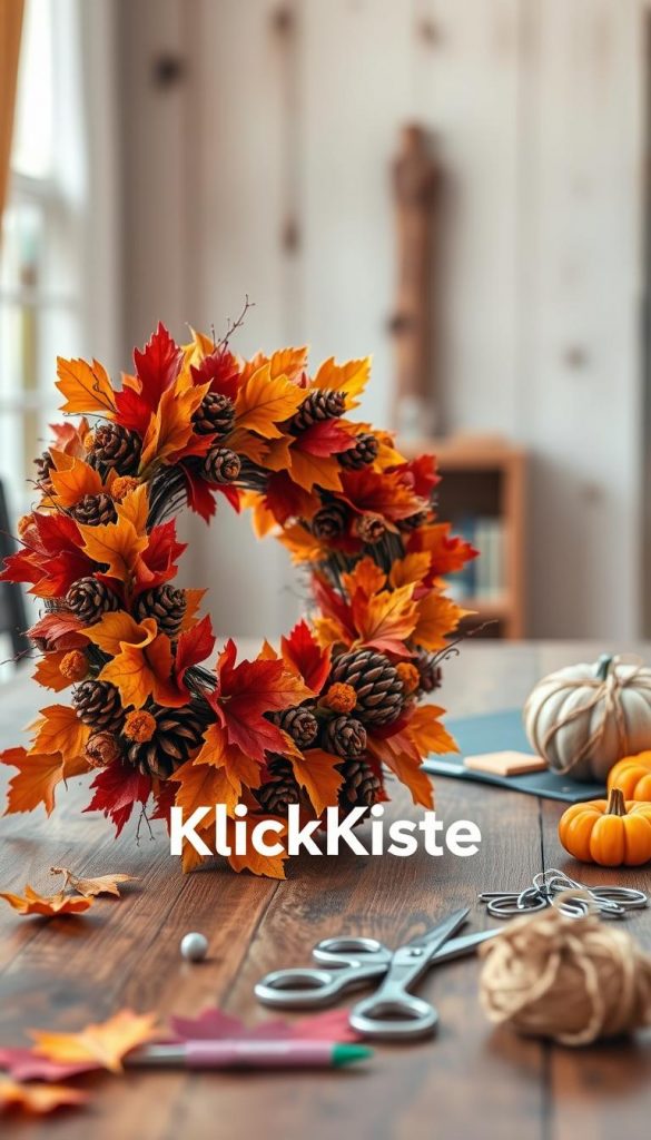 Herbstkranz DIY
