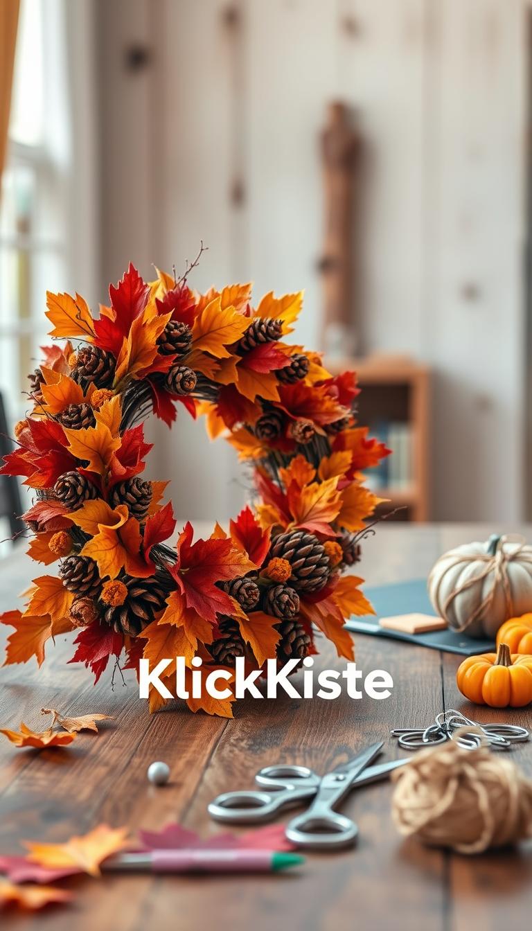 Herbstkranz DIY