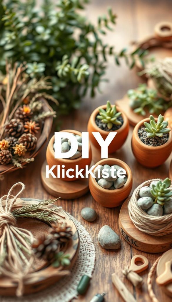 Naturmaterial Deko DIY