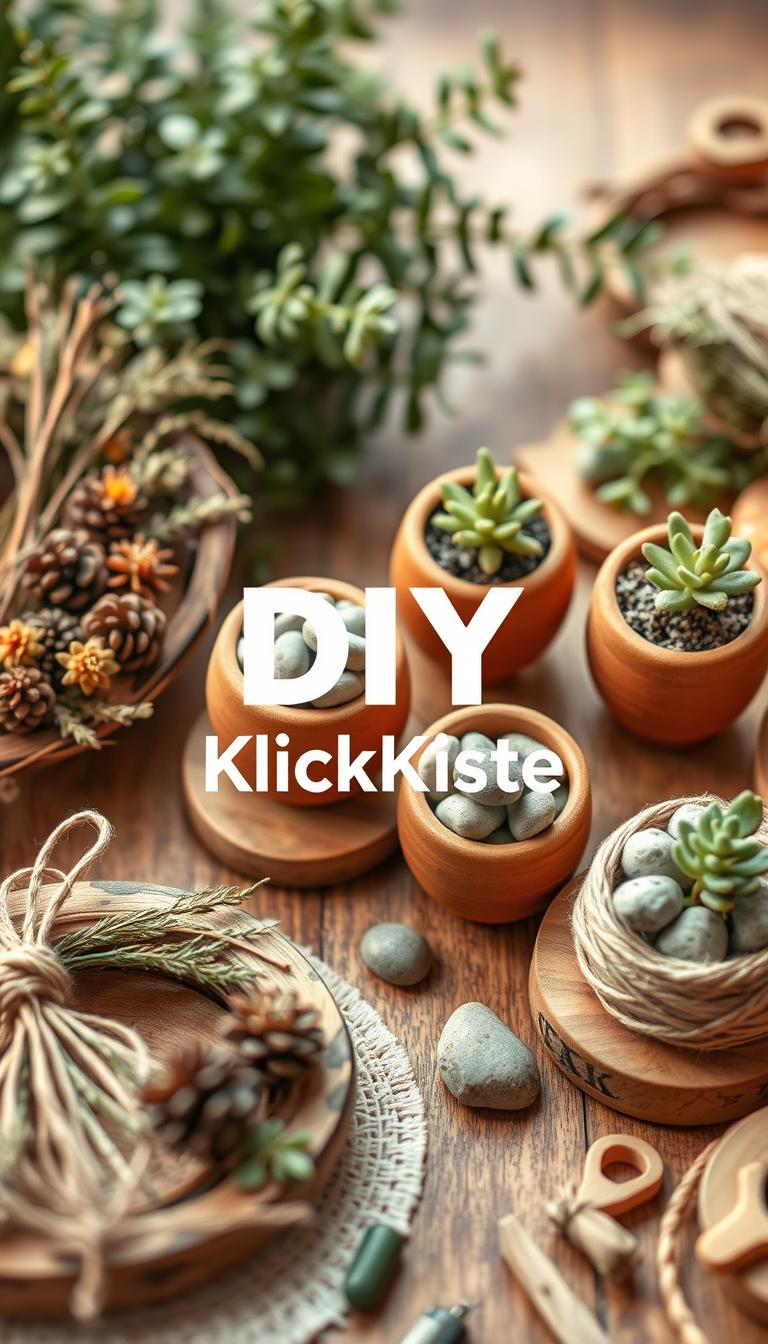 Naturmaterial Deko DIY