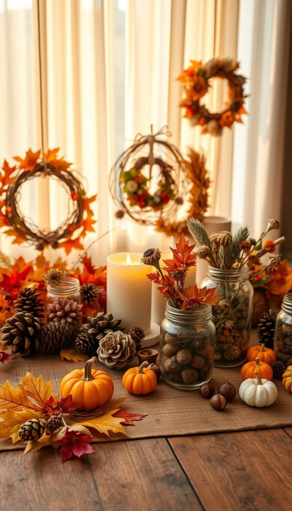 Naturmaterial Herbst DIY