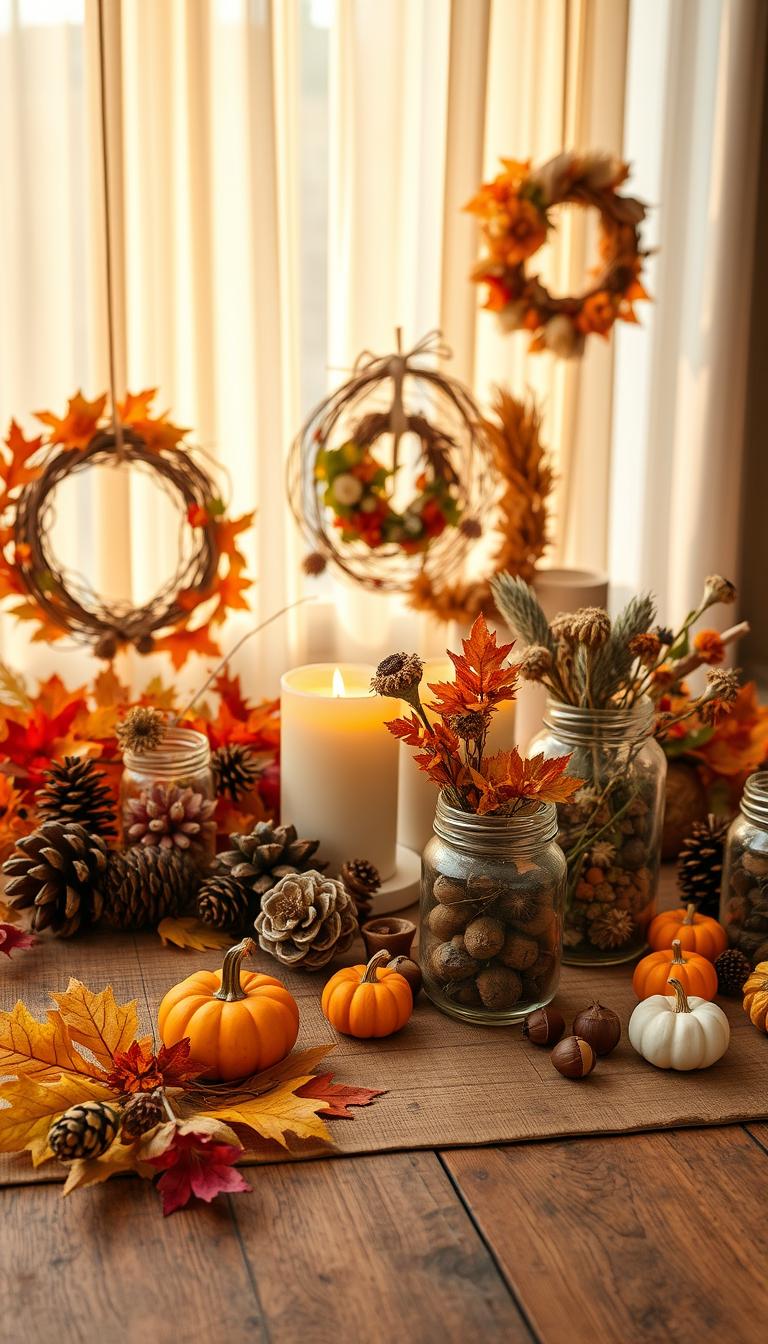 Naturmaterial Herbst DIY