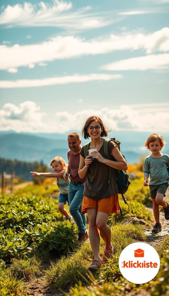 Outdoor Abenteuer Familie