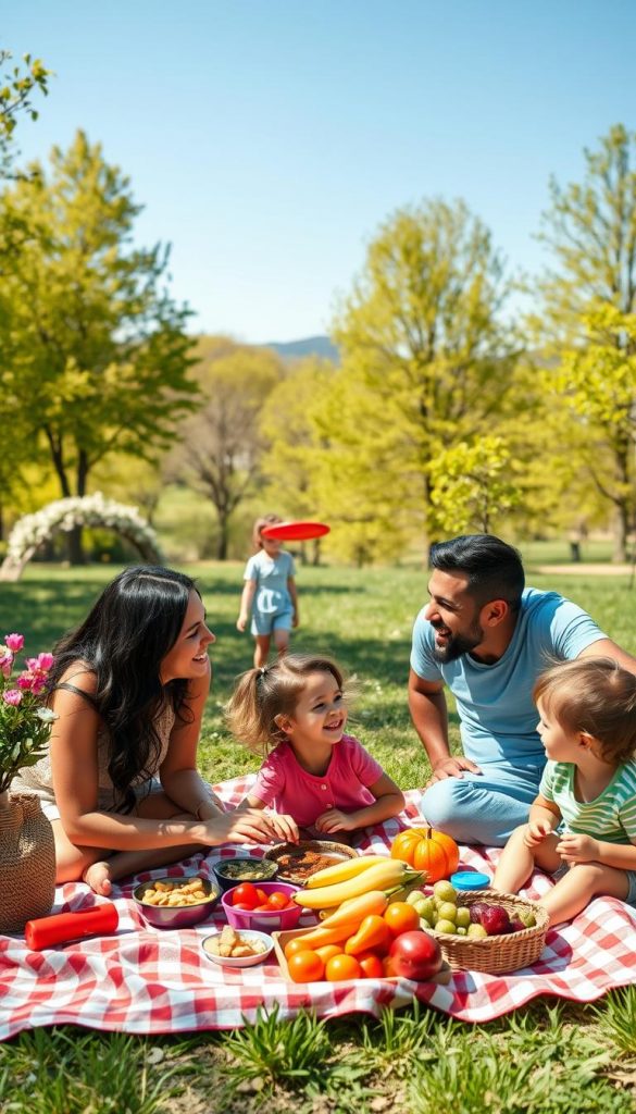 Outdoor Aktivitäten Familie