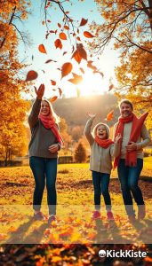 Outdoor Herbst Familie