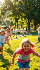 Outdoor Spiele Kinder