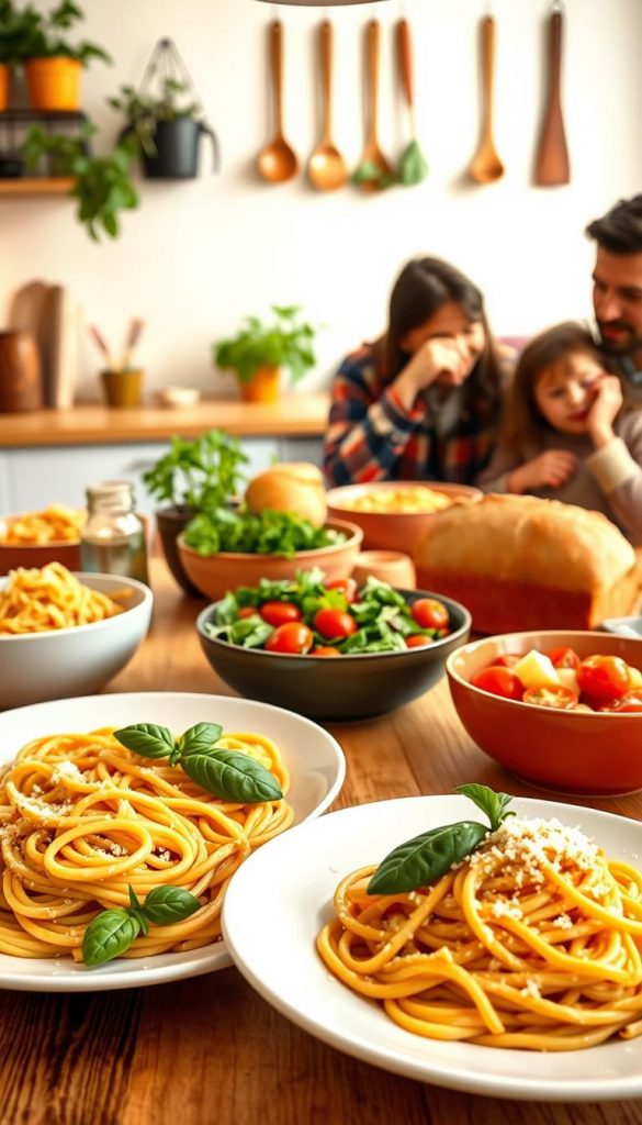 Pasta Familie schnell