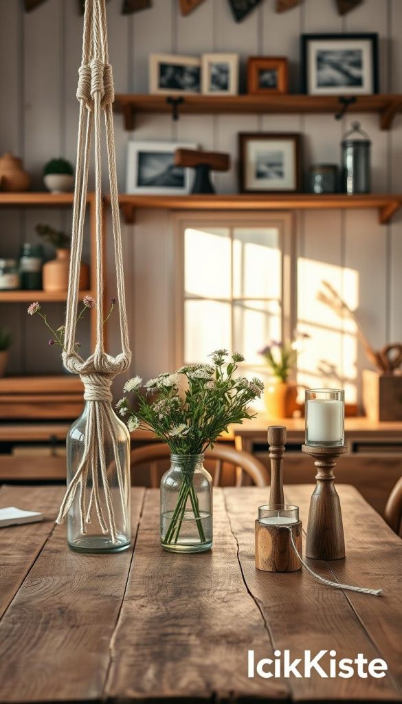 Rustikale DIY Deko
