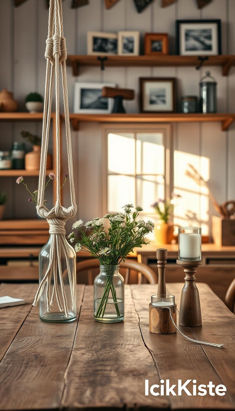 Rustikale DIY Deko