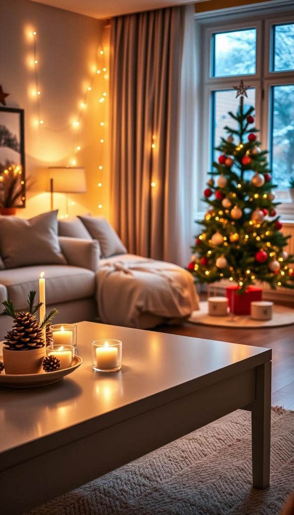 Weihnachten kleine Wohnung