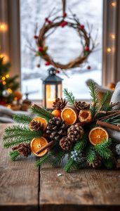 Winterdeko Naturmaterial