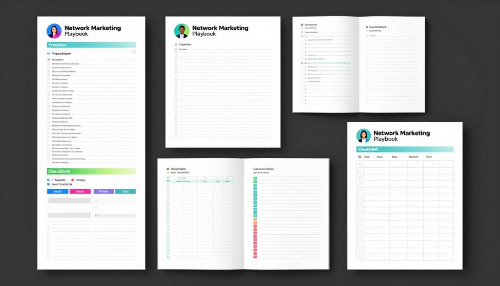 Arbeitsblätter und Vorlagen aus dem Network Marketing Playbook