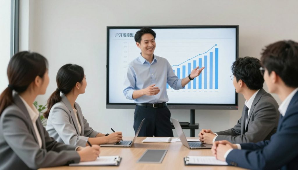 Erfolgreicher Network Marketer mit Team dank Network Marketing Playbook