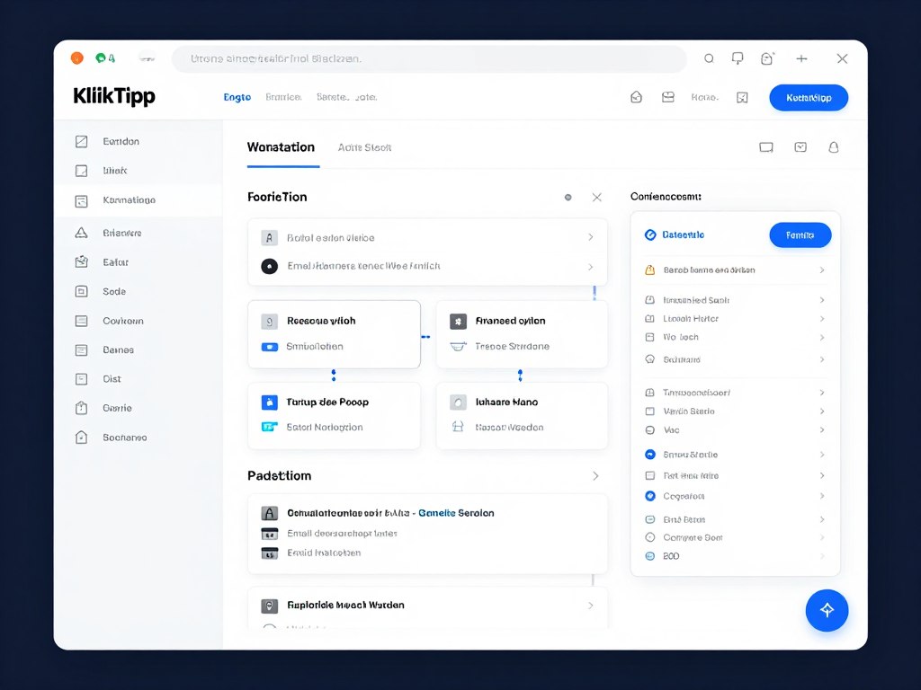 KlickTipp Dashboard zeigt einfache E-Mail Marketing Automation