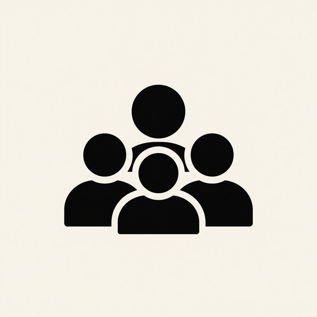 Symbol für Community-Unterstützung beim Aufbau passiven Einkommens