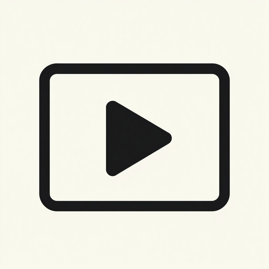 Symbol für Video-Tutorials zum passiven Einkommen