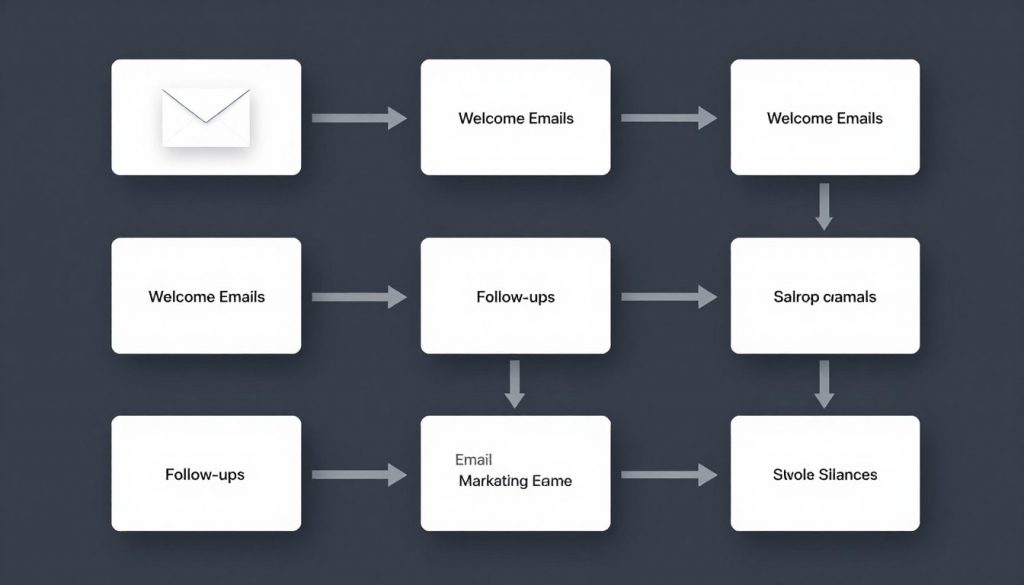 Visualisierung eines automatisierten E-Mail Marketing Workflows mit KlickTipp