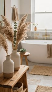 badezimmer deko naturmaterial