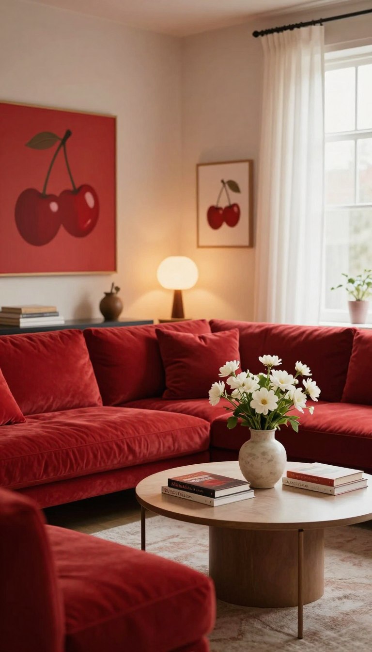 cherry red interior akzente